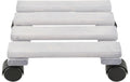 Esschert Design Pflanzentrolley S, Grau quadratisch,24.1x21.1x7.6 cm (BxLxH),Kiefer