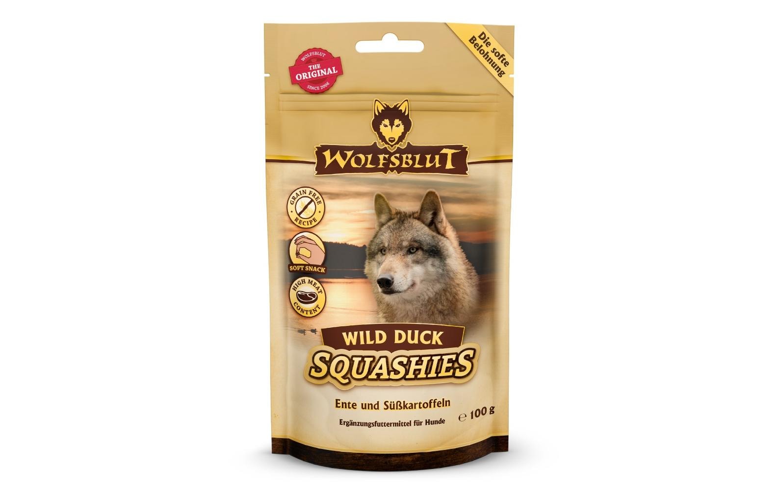 Wolfsblut Dog Squashies Wild Duck Ente mit Süsskartoffel 100g
