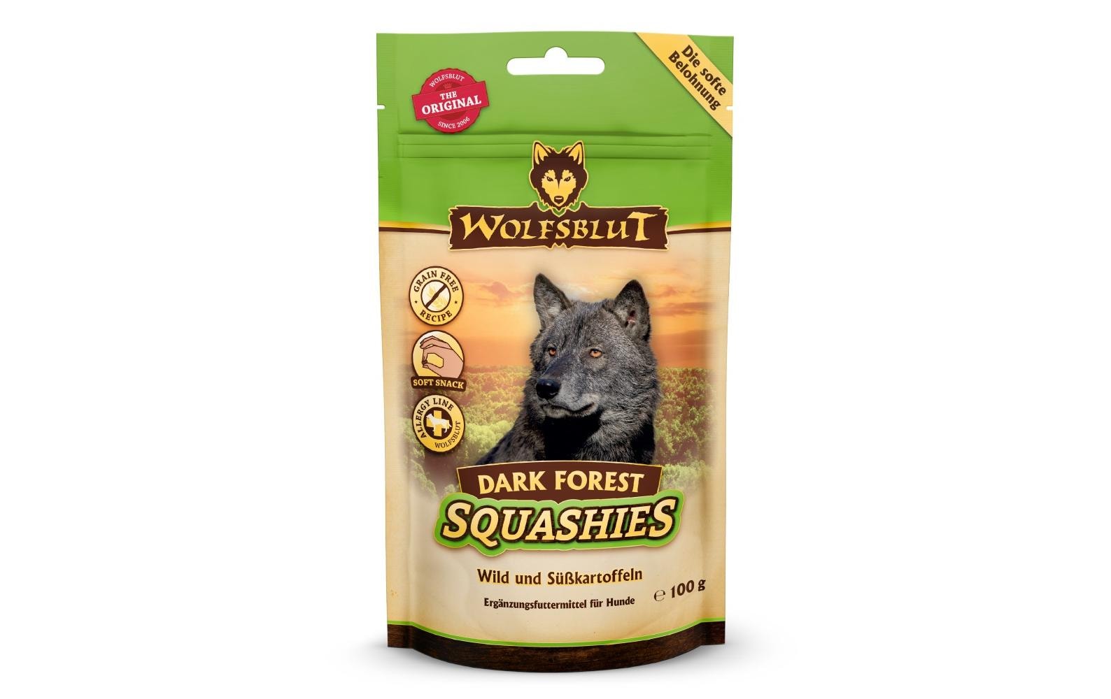 Wolfsblut Dog Squashies Dark Forest Wild mit Süsskartoffel 100g