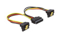 SATA zu 2x SATA  gewinkelt Serial ATA zu 2x Serial ATA Splitter