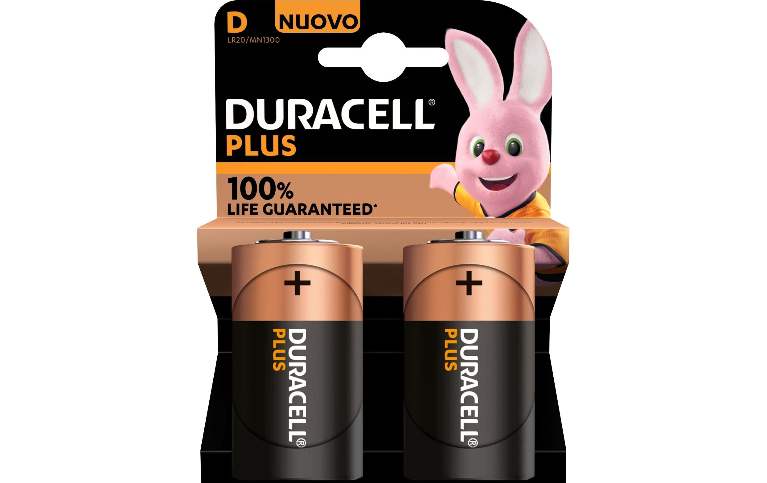 DURACELL D Plus Power MN1300, LR20 K2 1,5 Volt, 2 Stück