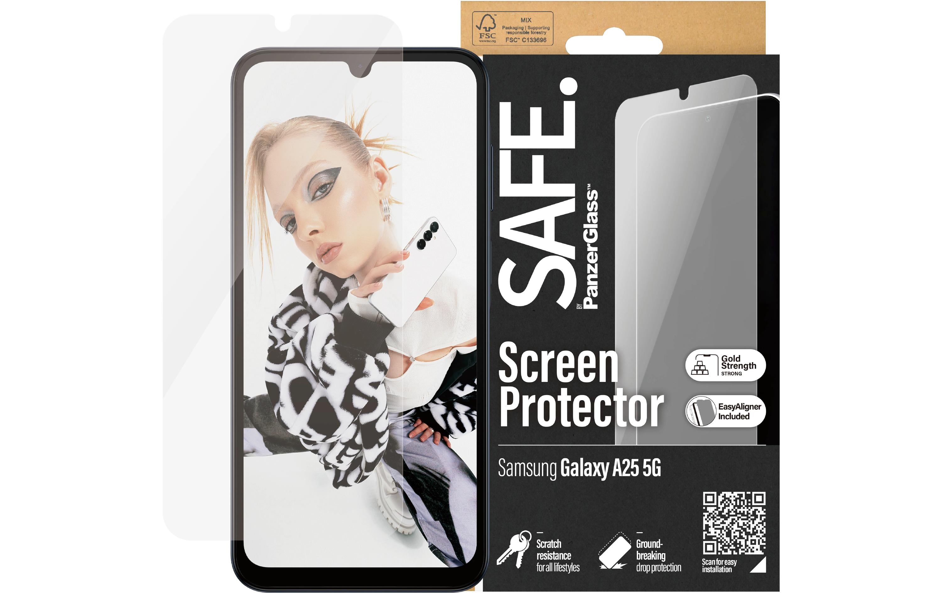 SAFE. Displayschutz Ultra Wide Fit fürs Samsung Galaxy A25