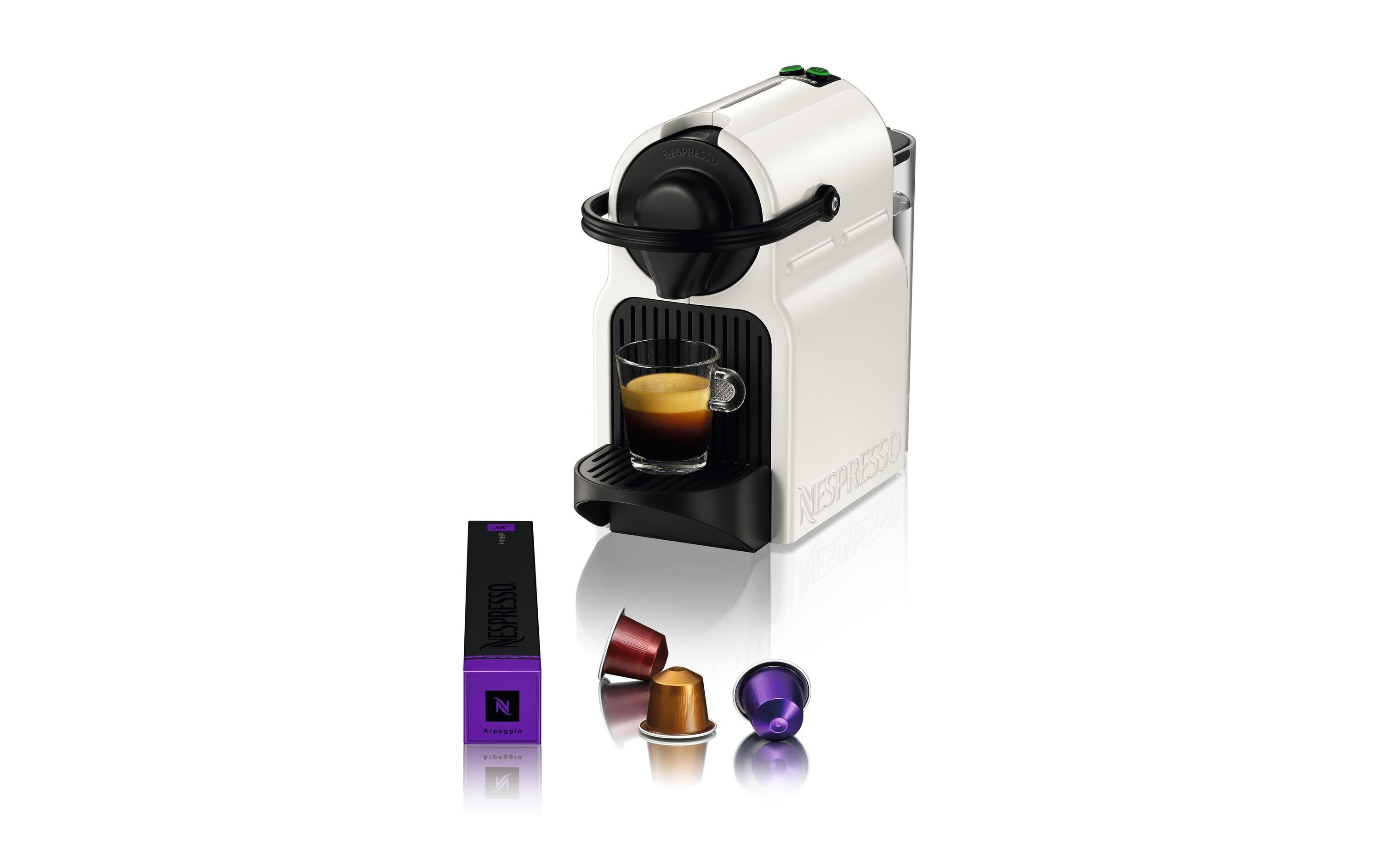 Krups Nespressomaschine XN1001 Inissia Weiss