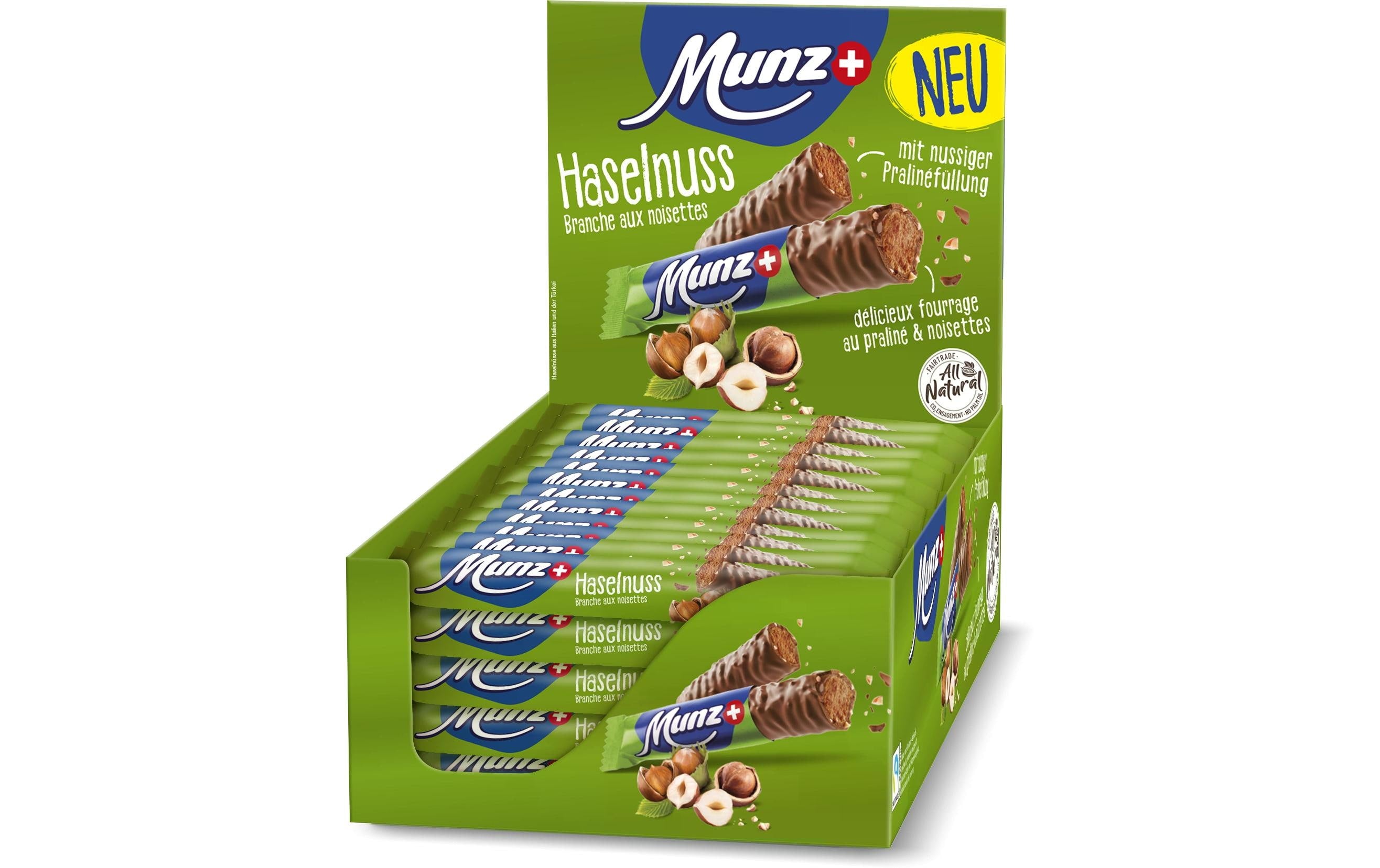 Munz Prügeli Haselnuss 40 x 46g
