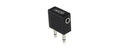 Skross Airplane Audio Adapter Analog, Schwarz