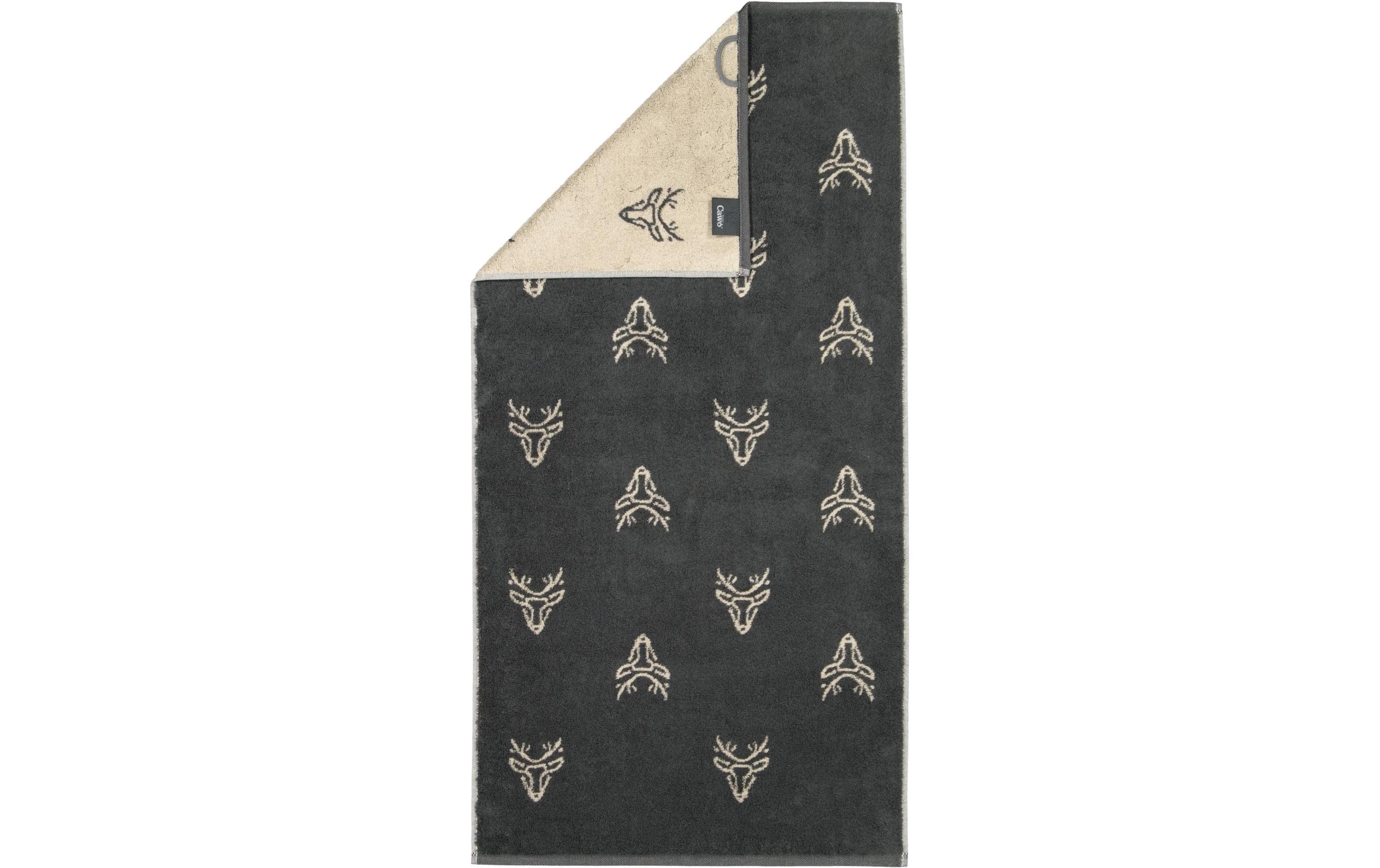Cawö Duschtuch Allover 70x140cm Beige Alpenchic Edition
