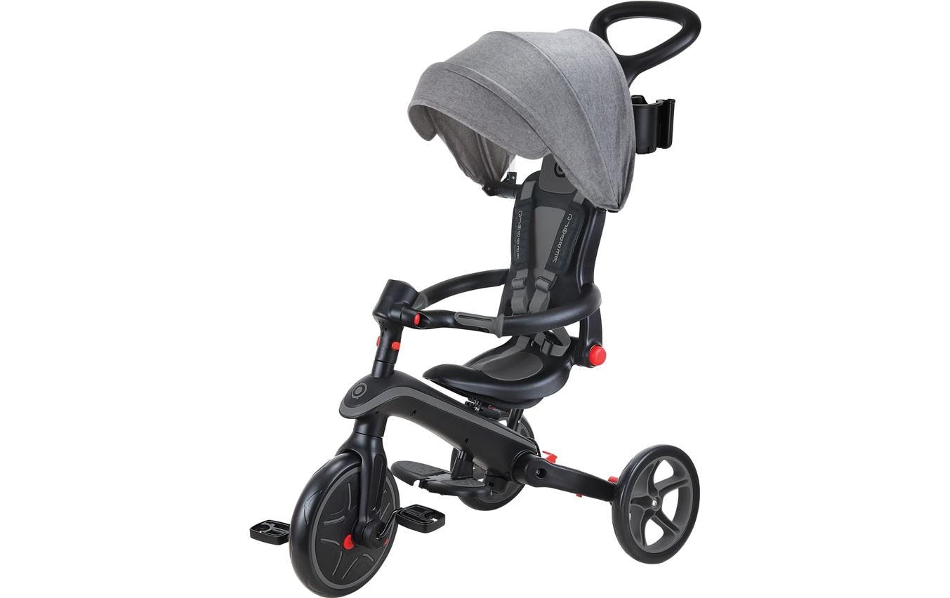 Globber Trike Explorer 4 in 1 Foldable Black Grey