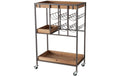 Boltze Bartrolley Minola Metall, MDF Holz, CN, L:50,B:30,H:78cm