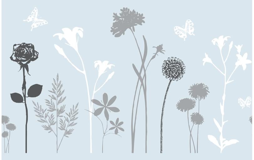 d-c-fix Fensterfolie Blossom, statisch 45 x 150 cm, einfach anzubringen