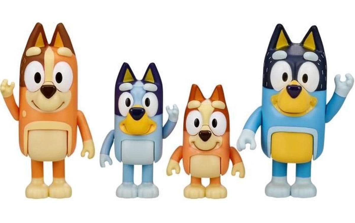 Bluey Figuren Viererpack Familie