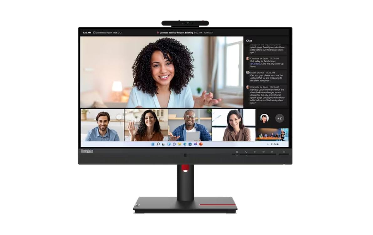 Lenovo TV T24mv-30, 23.8", 16:9, 1920x1080 6ms, 1000:1, VGA, HDMI, DP, USB-C