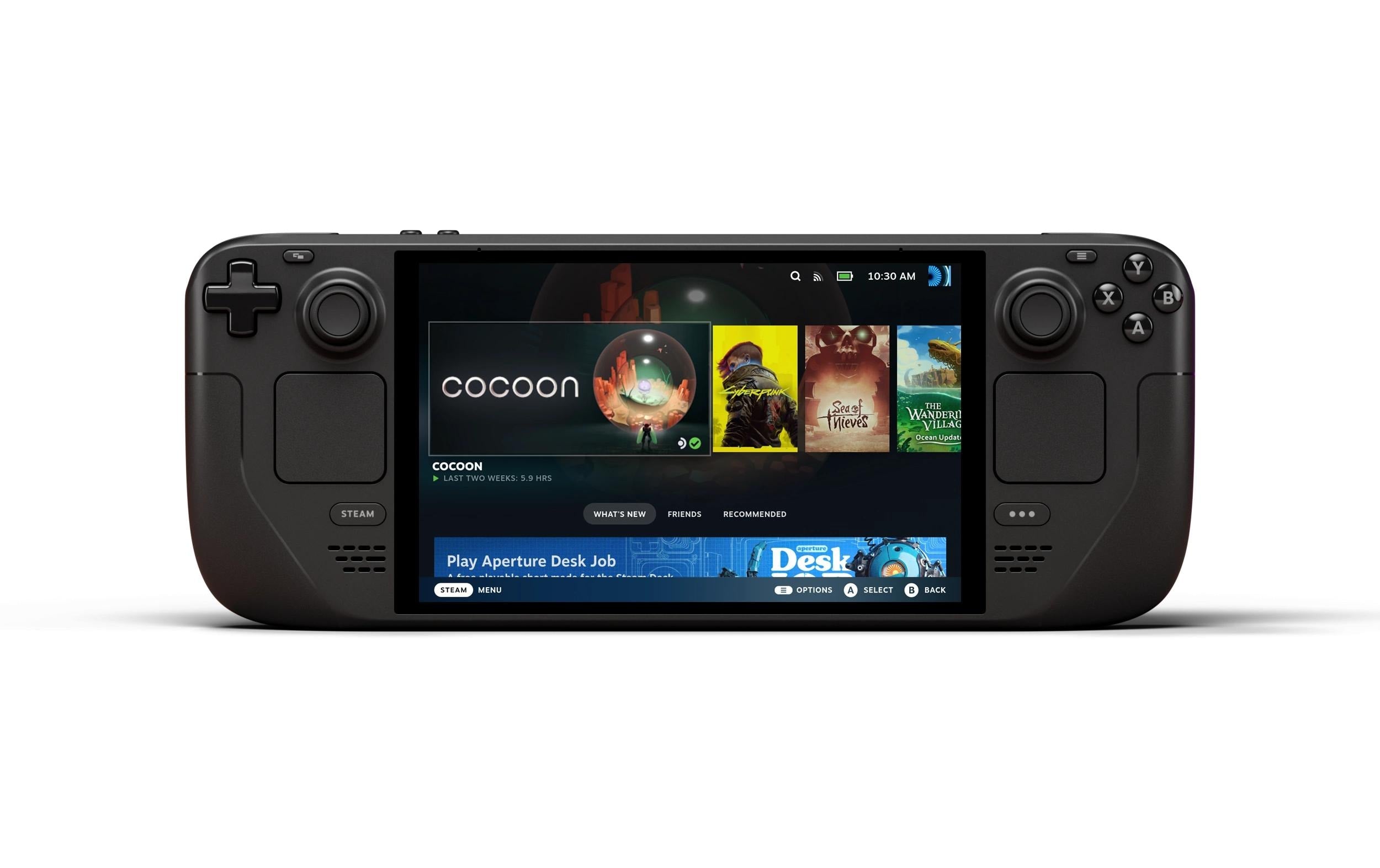 Valve Steam Deck OLED 16GB/512GB Black OLED Display und CH-Adapter