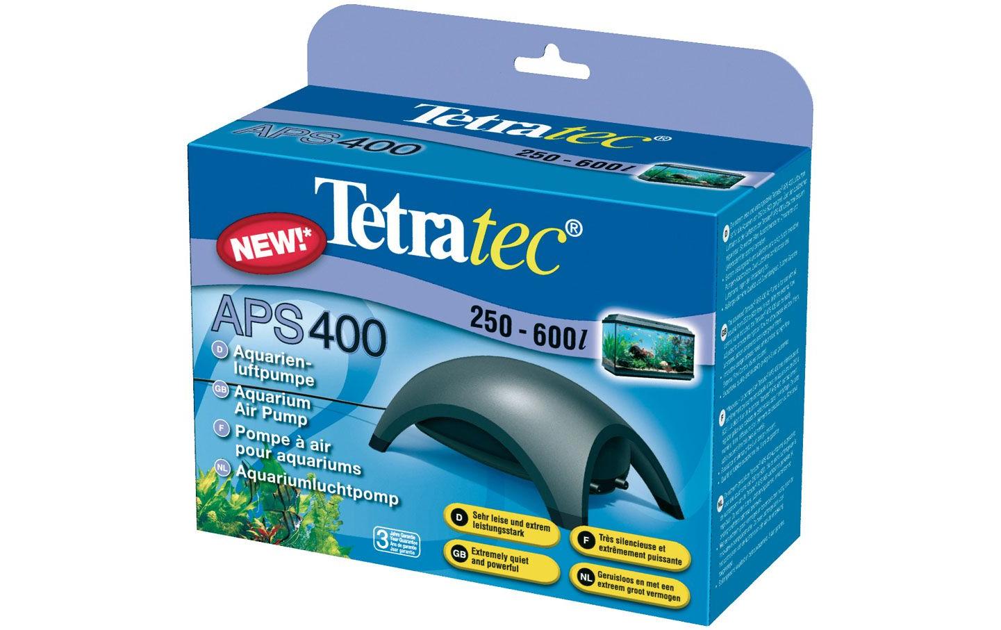 TetraTec APS 400 Luftpumpe assortiert Inkl. 2 Regulierhahn, 1 T-Stück