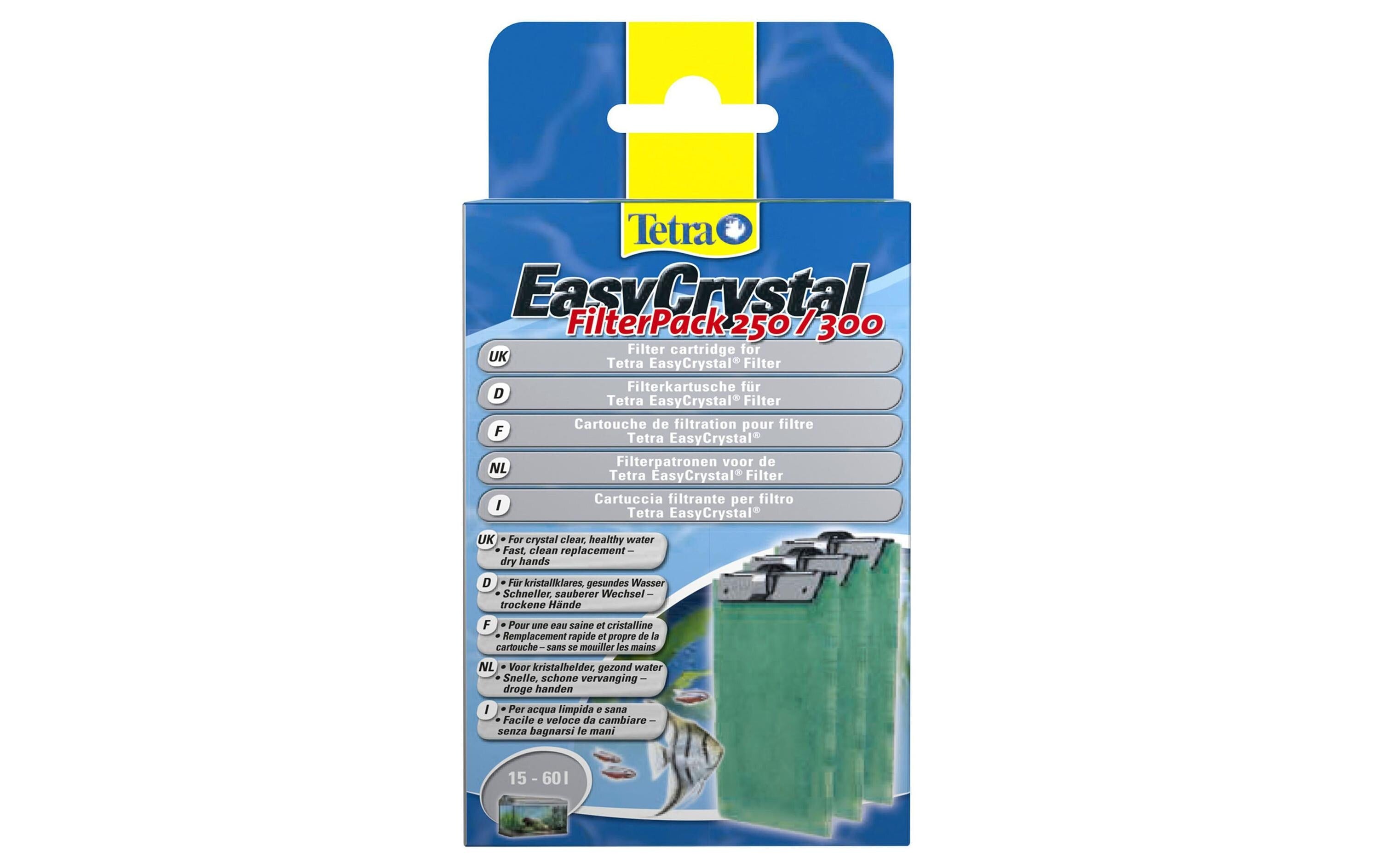 Tetratec EasyCrystal Filter 3 Stk Filterkartusche ohne Aktivkohle