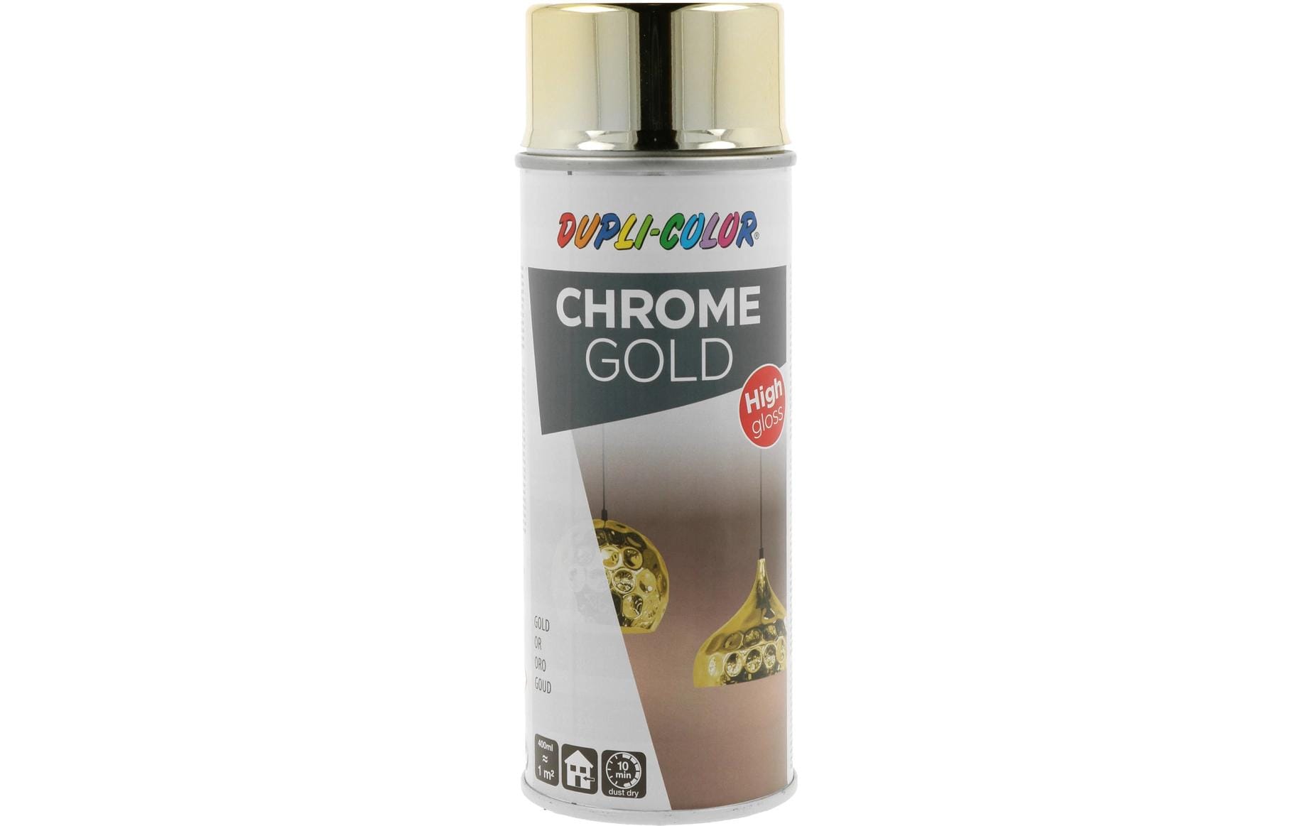 Dupli-Color Chrome Spray gold, 400 ml