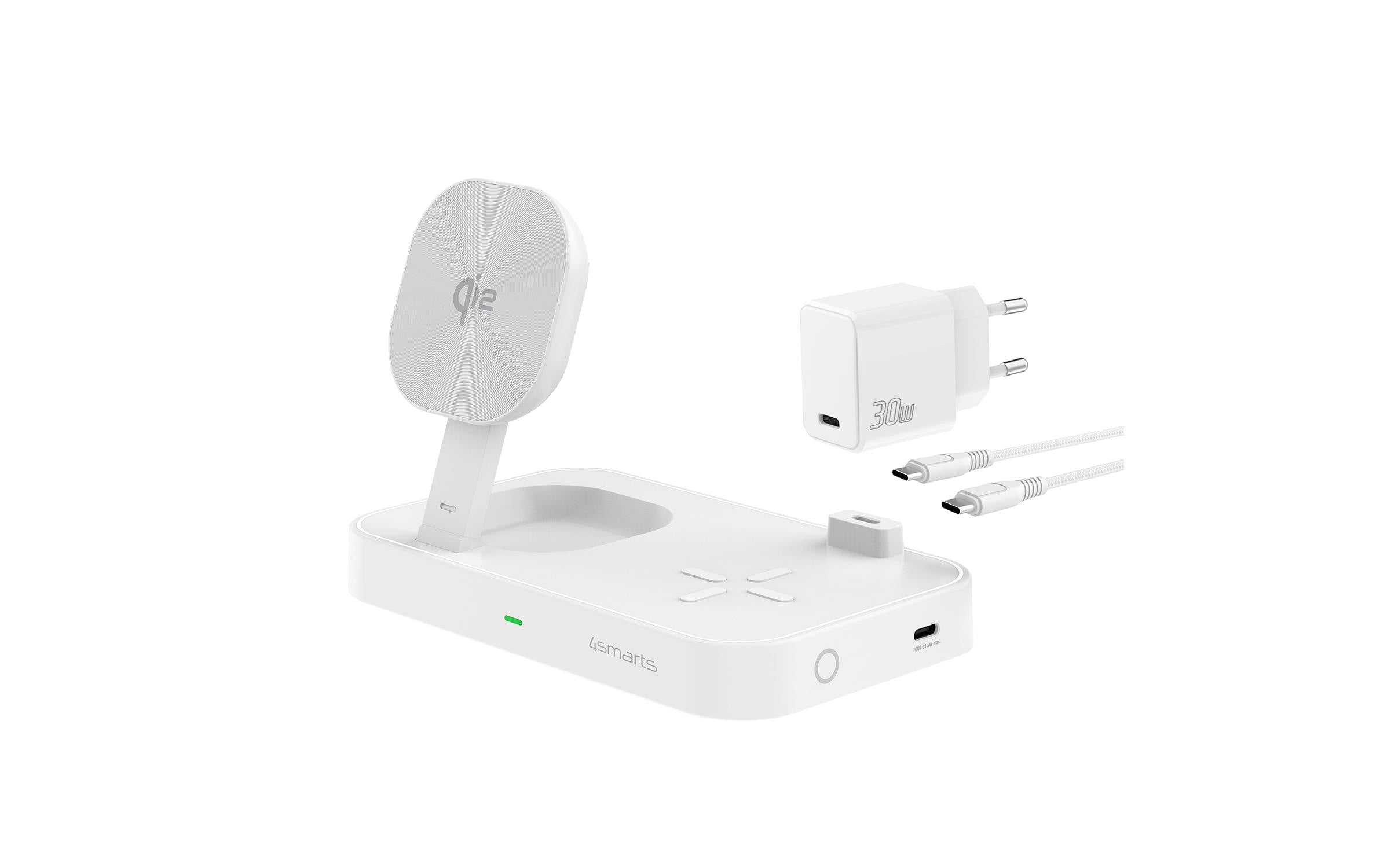4smarts Wireless Charger Qi2.0 inkl. Ladegerät
