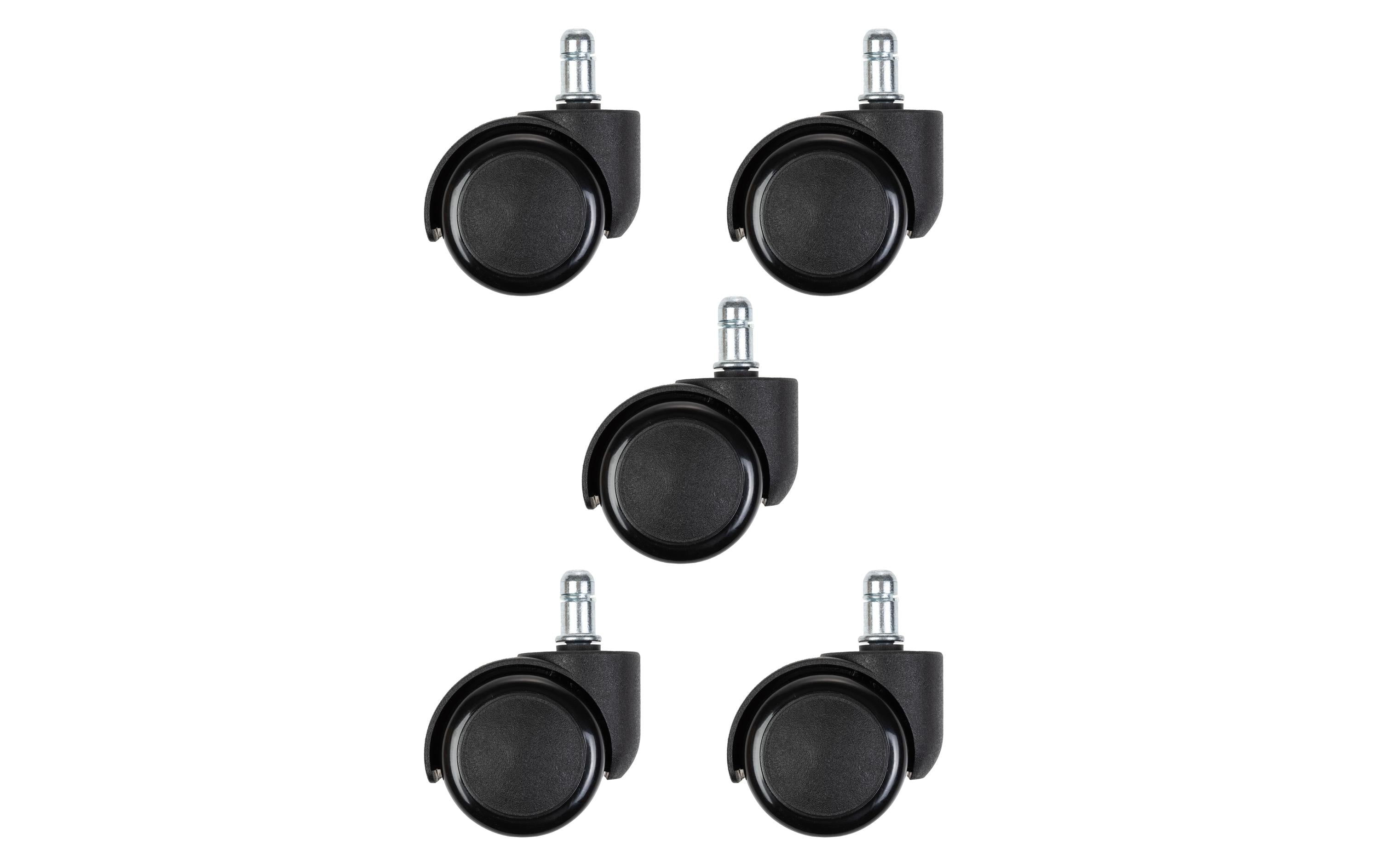 onit Stuhl Rollen Pro 5er Set schwarz / 50mm / PU für Pre+Pro+BW+DD