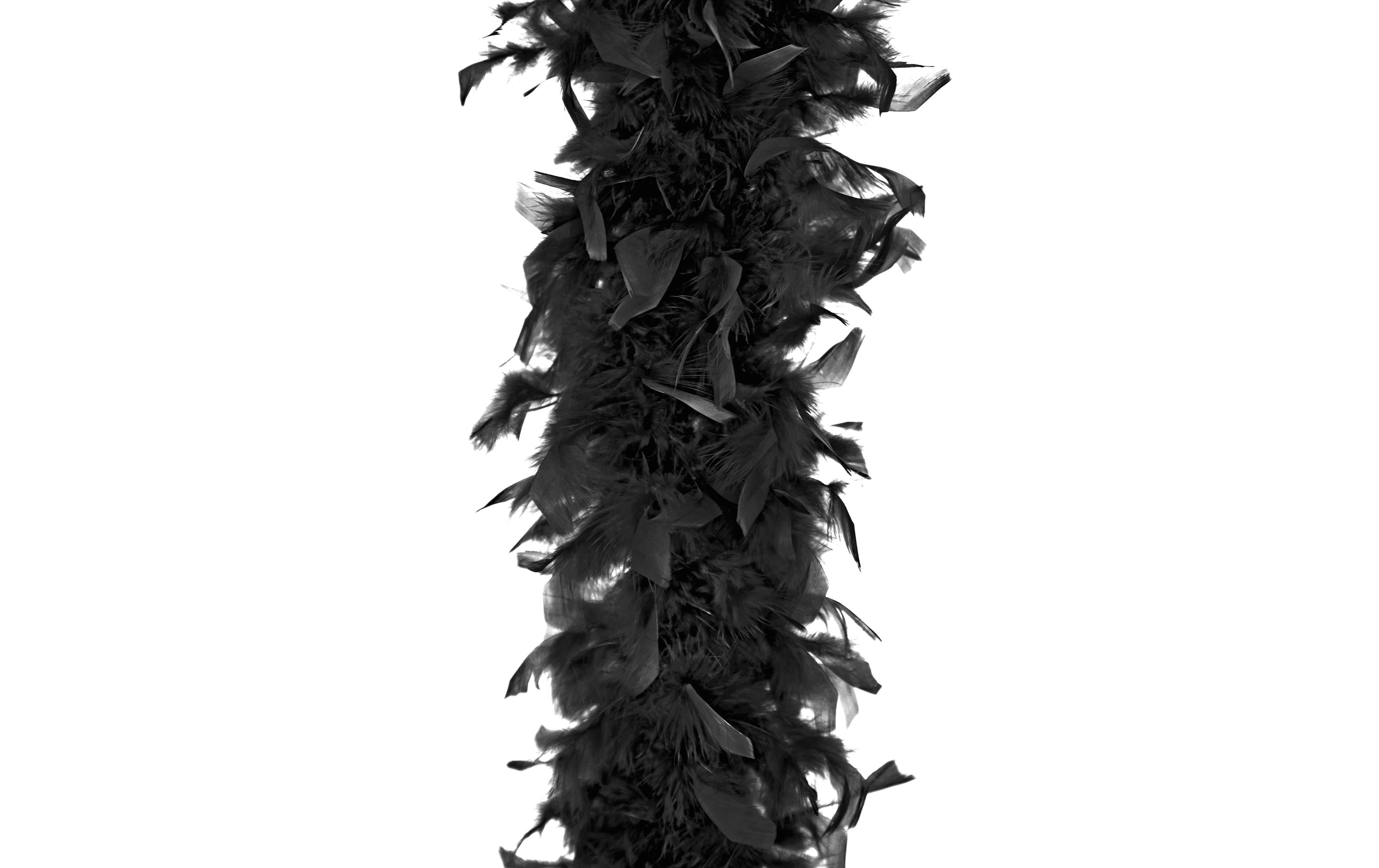 Partydeco Boa schwarz, 180 cm