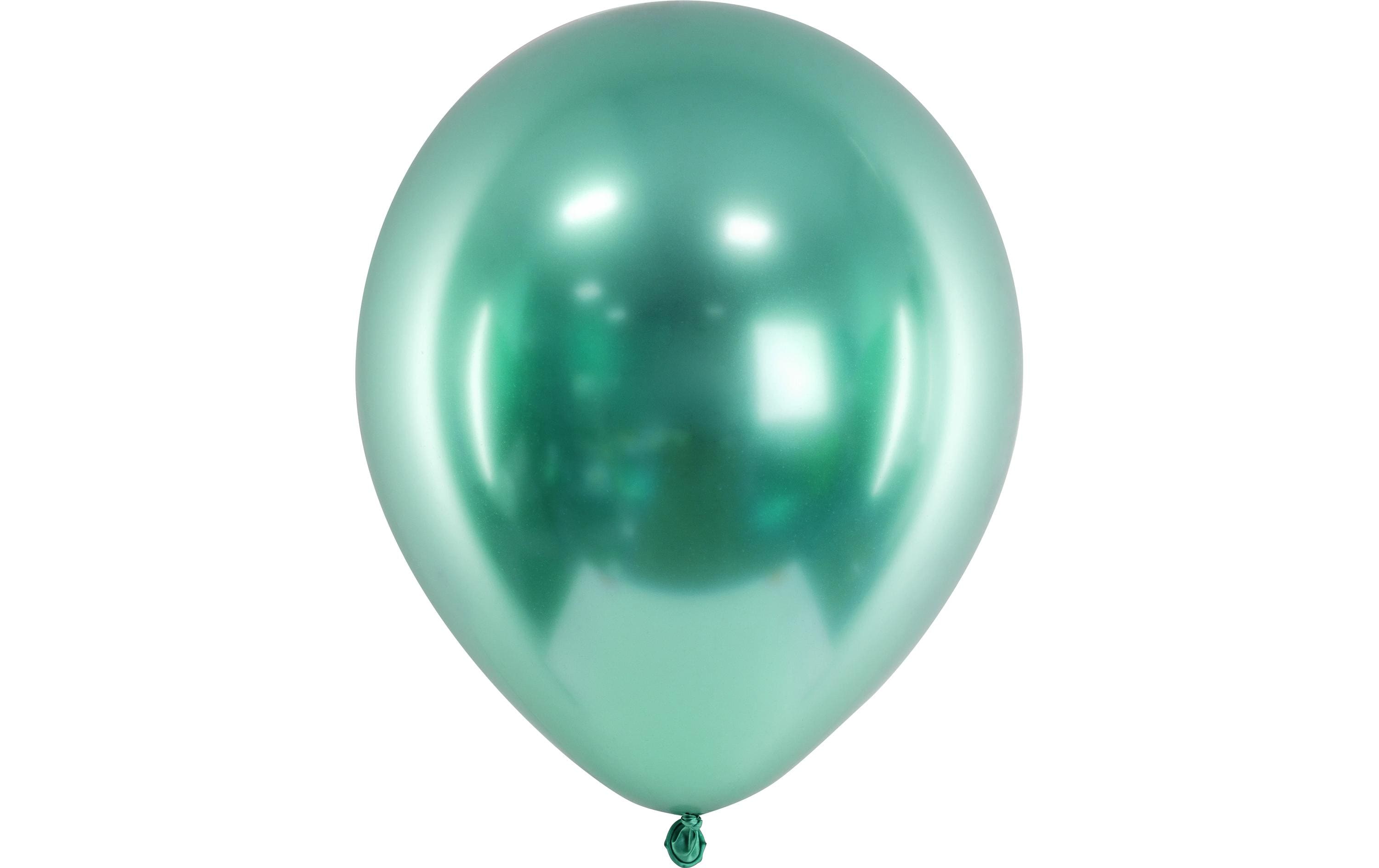 Partydeco Ballons Uni Glossy Mittel Grün, Ø 30 cm, 10 Stück
