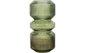 House Nordic Vase Grün Glas, Rund, Ø12x25 cm