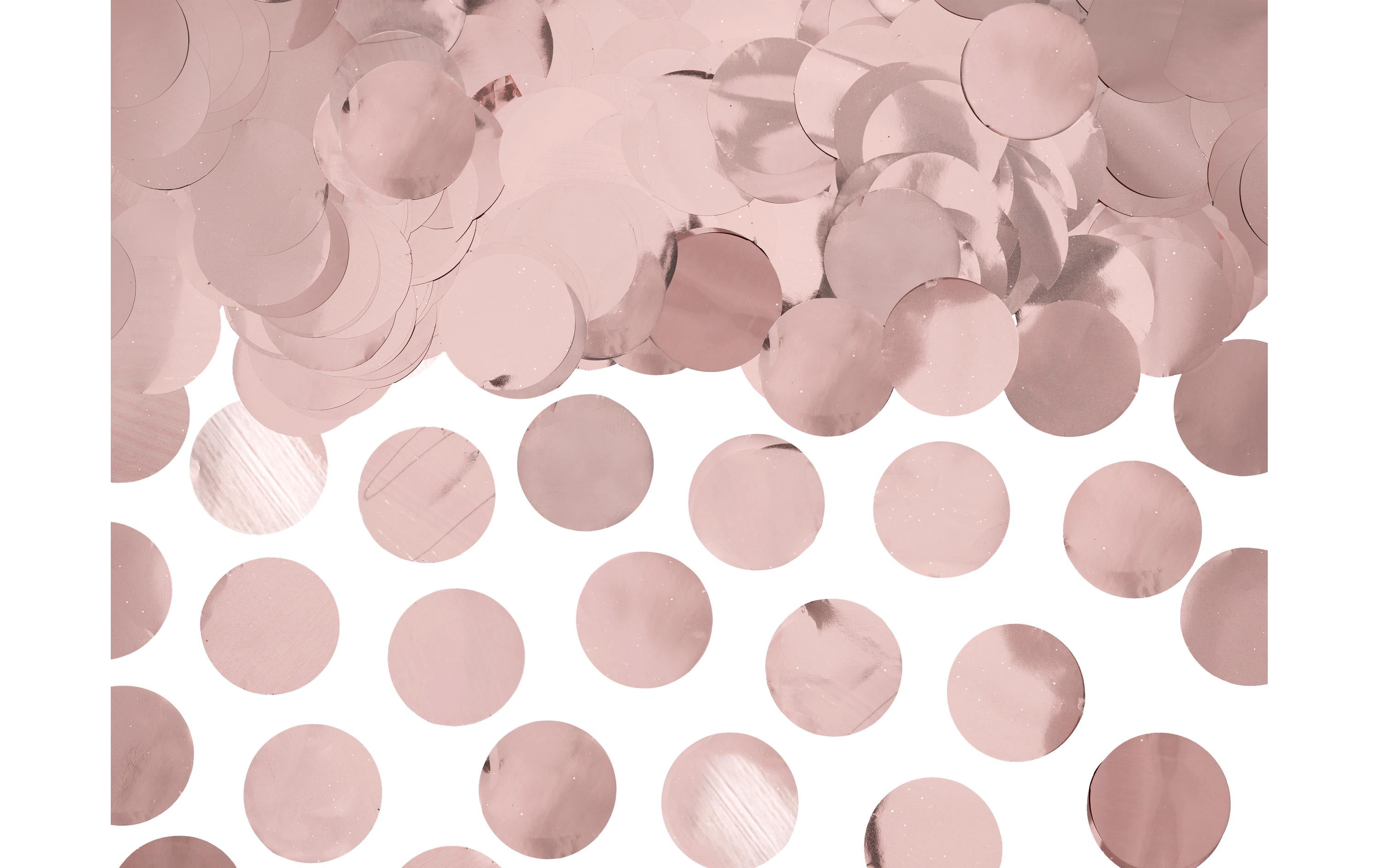 Partydeco Konfetti Kreise roségold, 15g