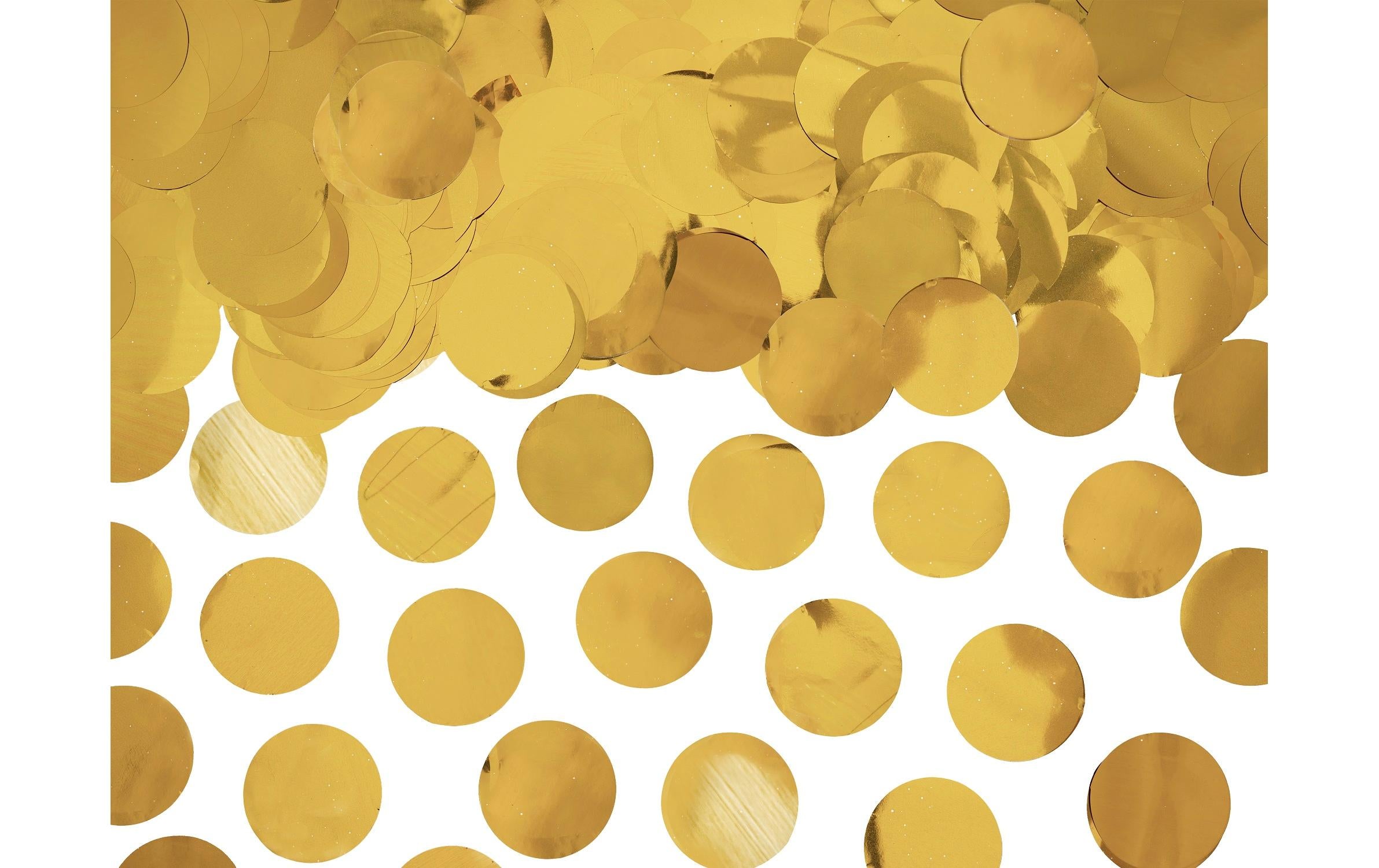 Partydeco Konfetti Kreise gold, 15g