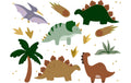 Partydeco Tattoos Dinosaurier mix