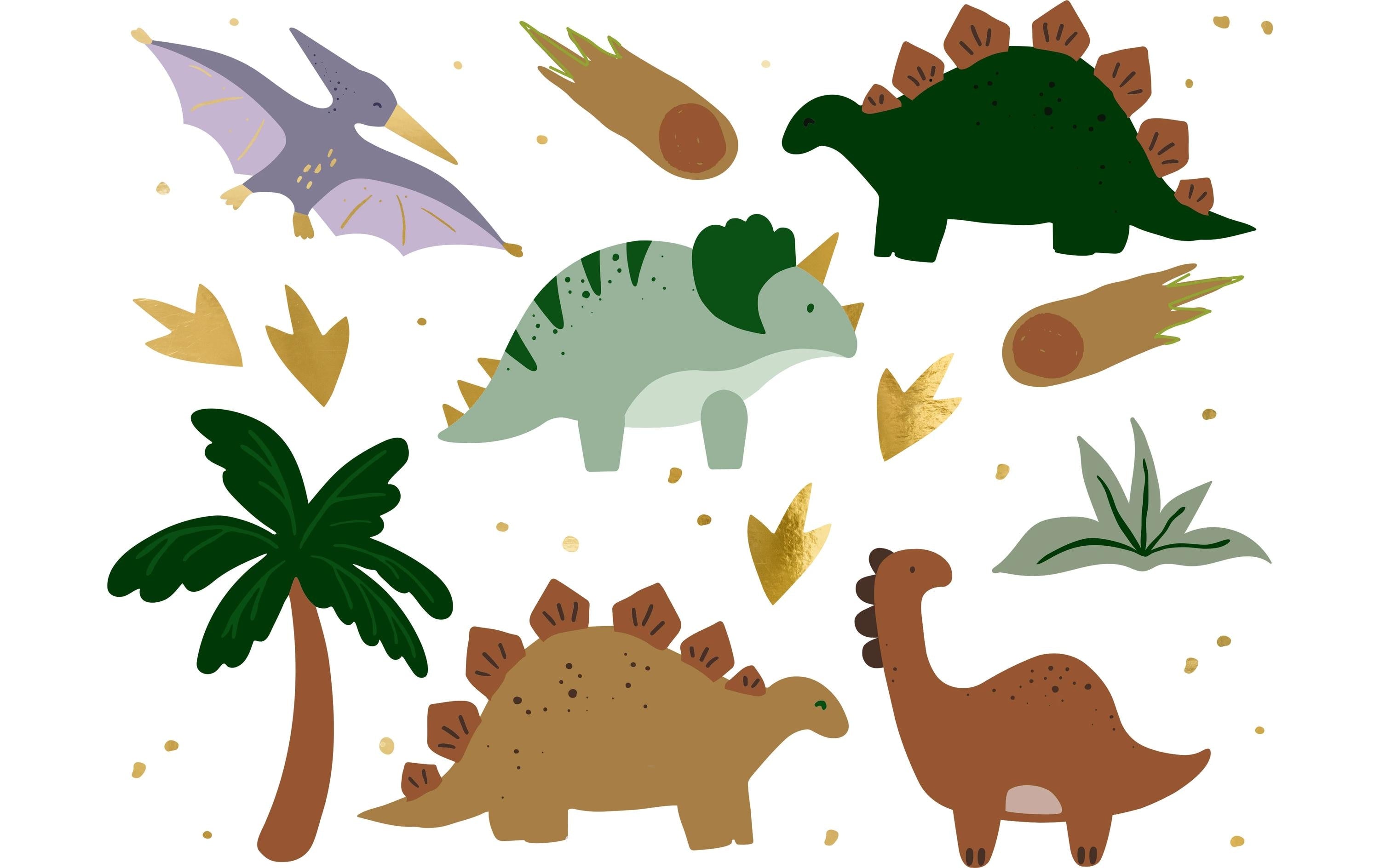 Partydeco Tattoos Dinosaurier mix