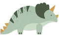Partydeco Servietten Triceratops mix, 18x10 cm, 12 Stück