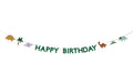 Partydeco Girlande Happy Birthday Dino mix, 3 m