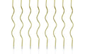 Partydeco Geburtstagskerzen gedreht gold, 14 cm, 8 Stück