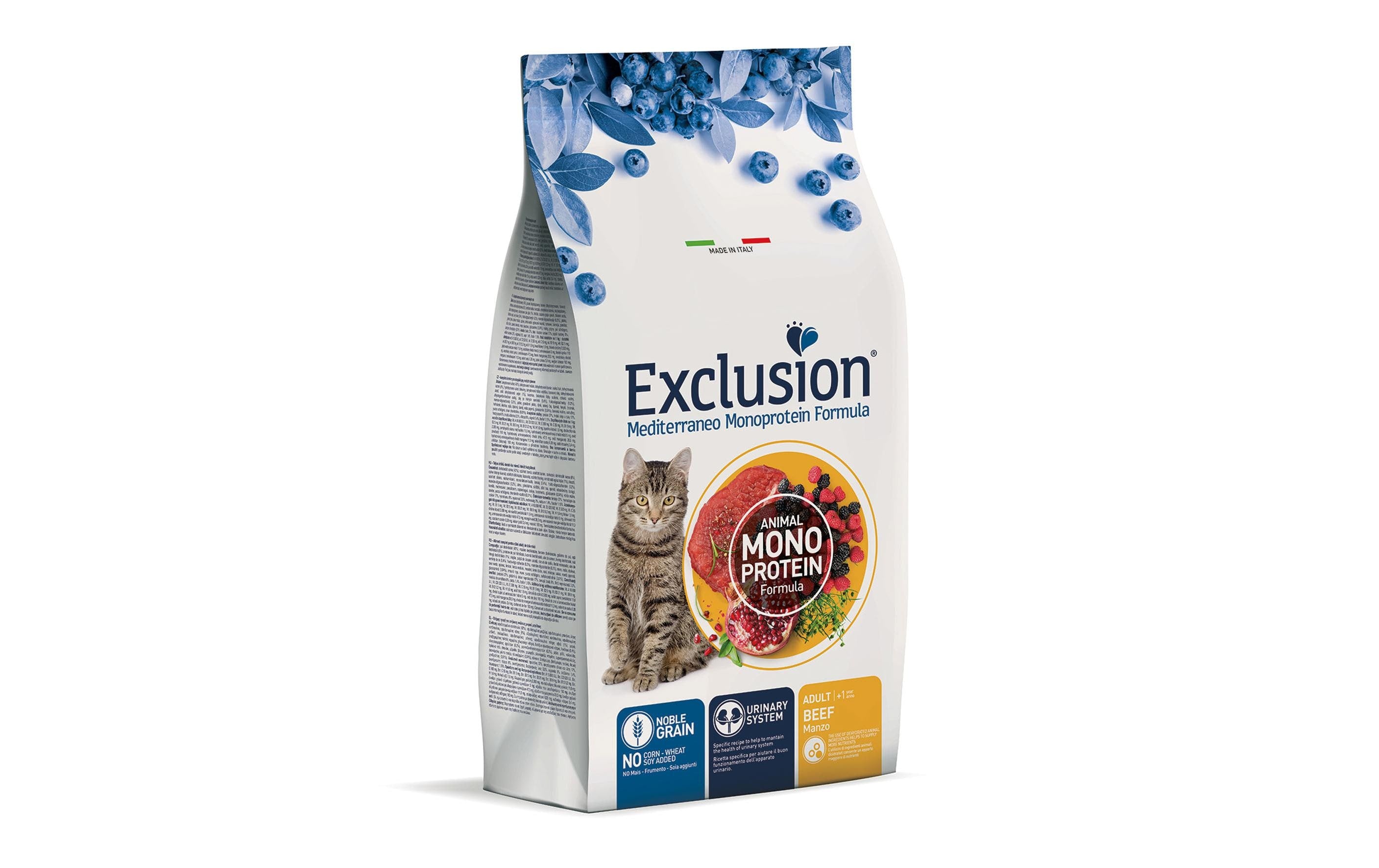 Exclusion Cat Adult Beef 1.5kg Mediterraneo Monoprotein