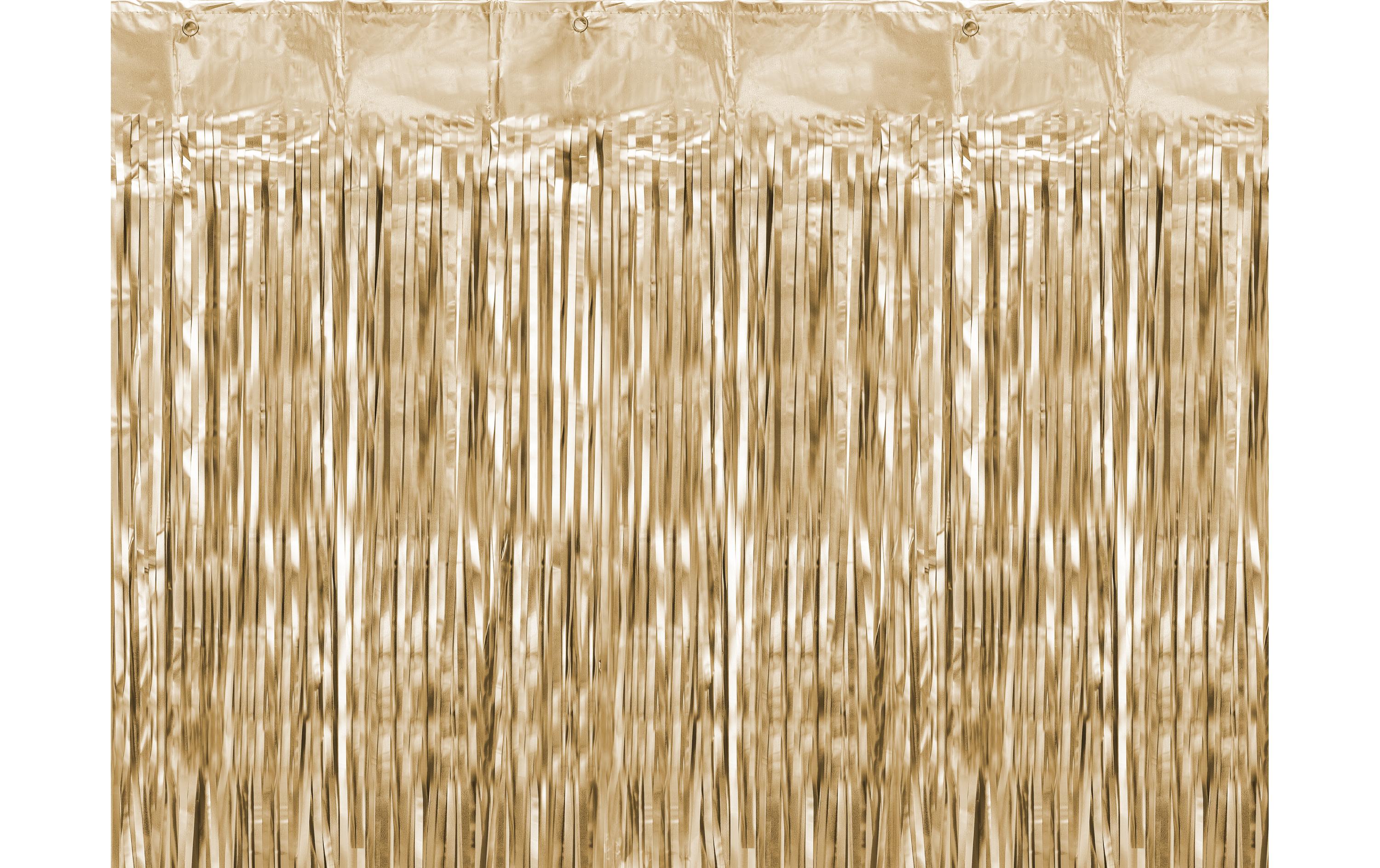 Partydeco Vorhang 90 x 250 cm, gold
