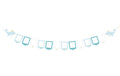 Partydeco Fotogirlande Wal 10.5x15 cm, 3 m