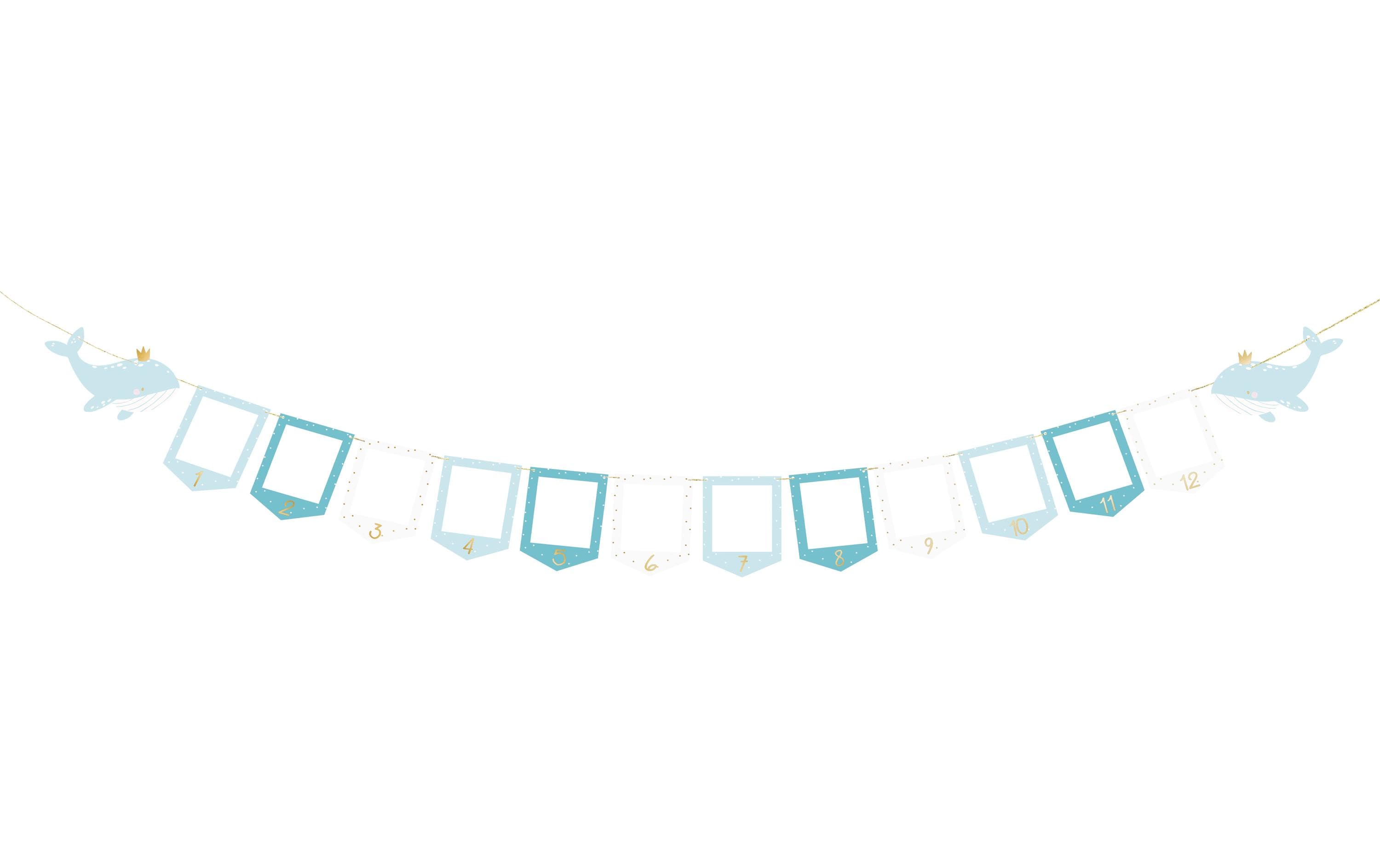 Partydeco Fotogirlande Wal 10.5x15 cm, 3 m