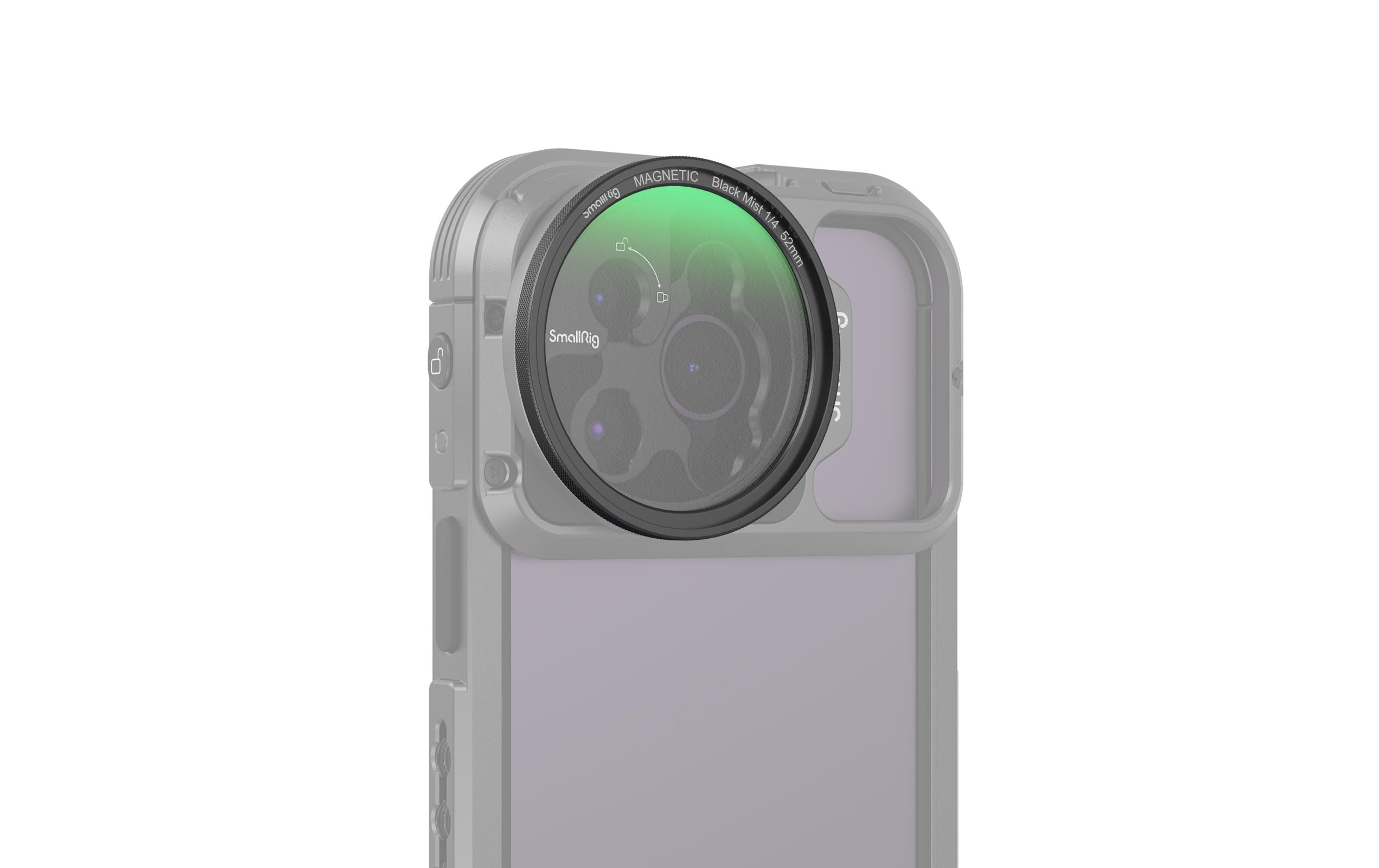 SmallRig MagEase Magnetic Black Mist Filter 1/4 Effect (52mm) KIT