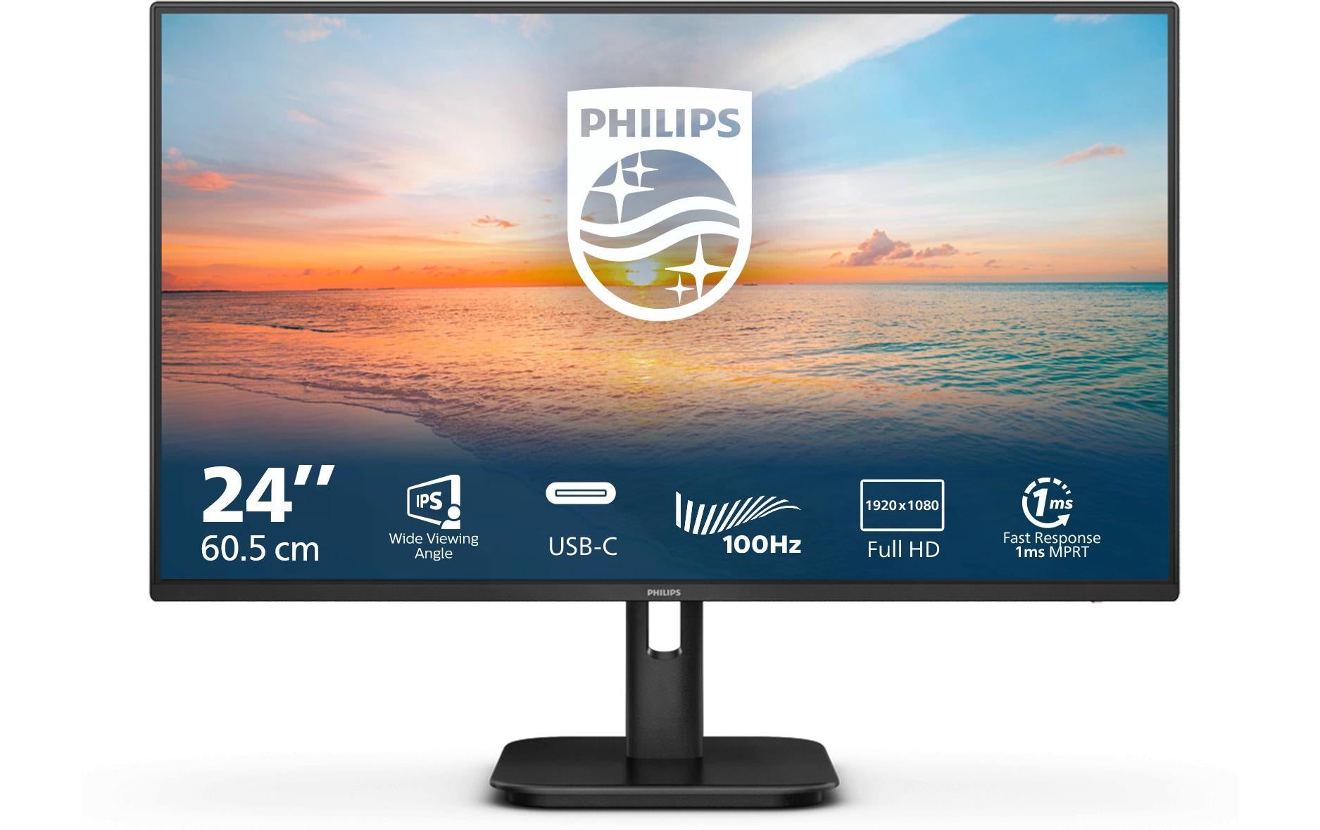 Philips Monitor 24E1N1300A/00 100 Hz, HDMI, USB-C, Speakers