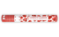 Partydeco Konfettikanone Herzen rot, 40 cm