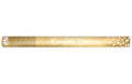 Partydeco Konfettikanone Herzen gold, 60 cm