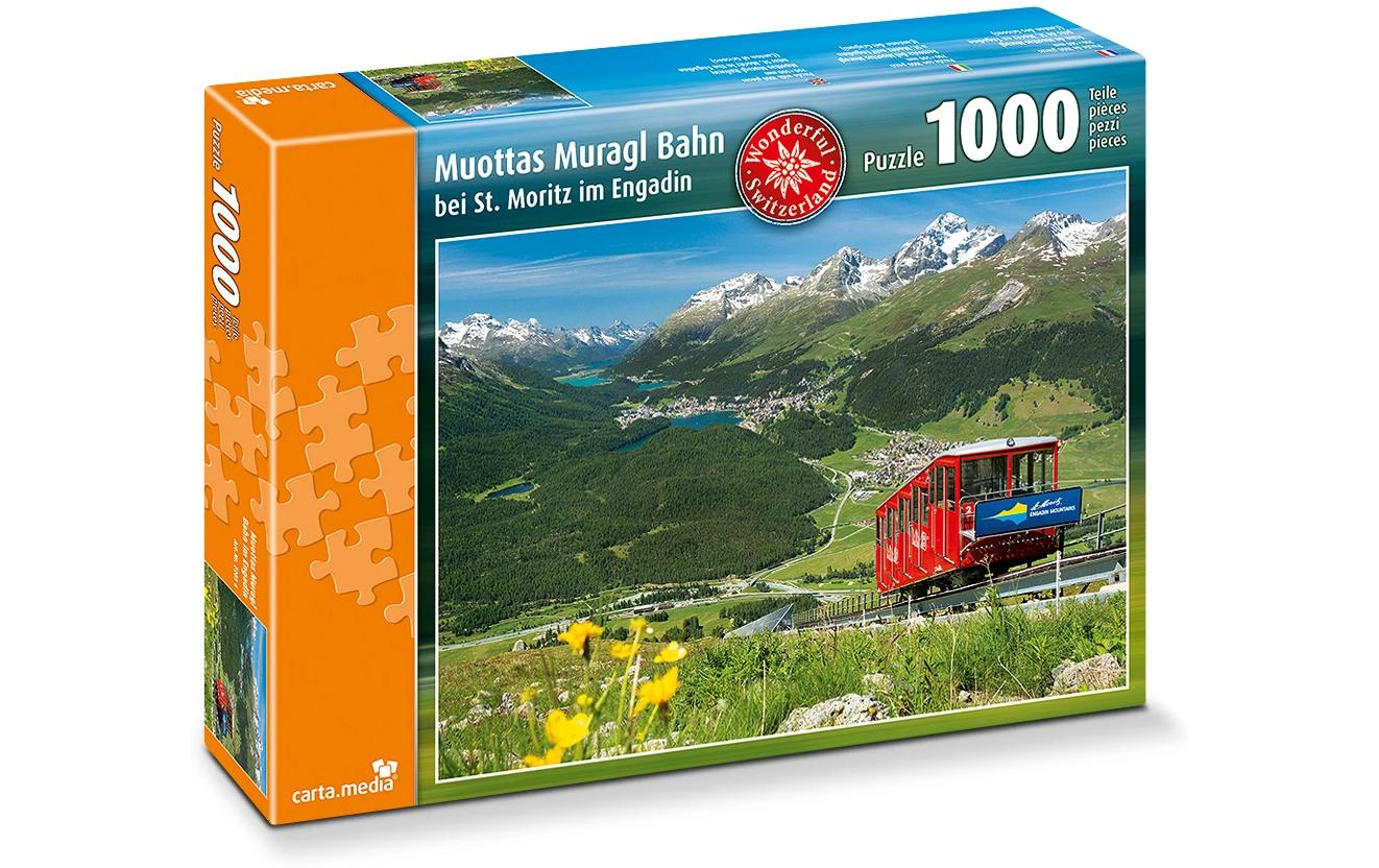 Muottas Muragl Bahn bei St.Moritz 1000 Teile