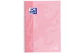 Oxford School Touch Collegeblock A4+ Hardcover 5mm, 80 Blatt, pastellrosa