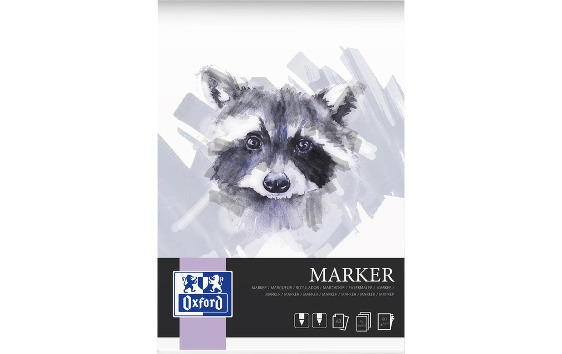Oxford Art Markerblock A3 180g/qm, 15 Blatt