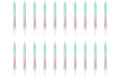 Partydeco Geburtstagskerzen Ombre 6 cm, 20 Stück