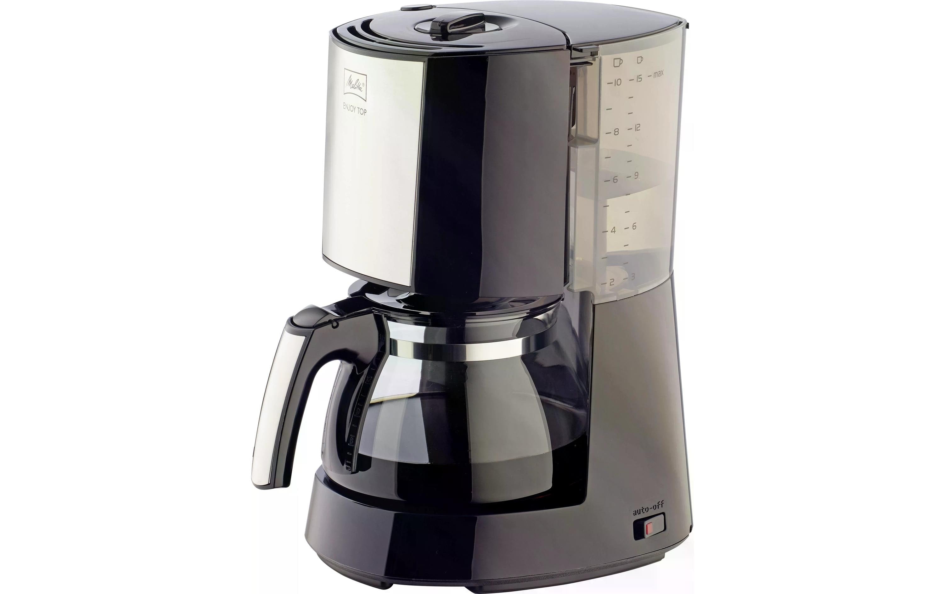 Melitta Filterkaffee-Automat Enjoy Top 7-04 Edelstahl, schwarz