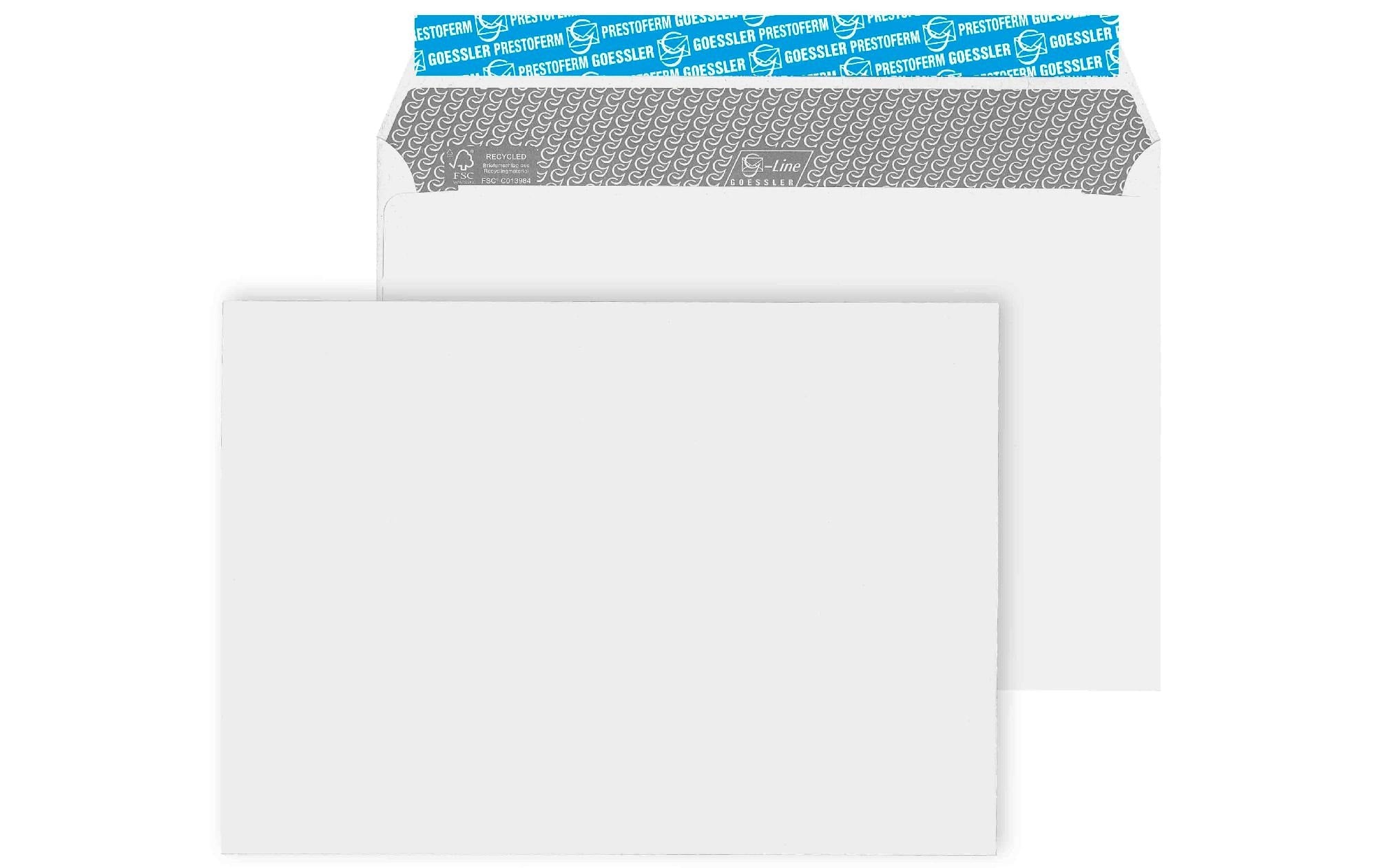 Goessler Couvert G-Line Pure o/Fenster C5 100g , 500 Stk