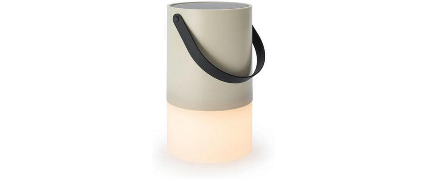 STT Solar Motion Lamp sand 8LED ww, D10.5xH18.2cm