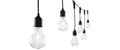 STT Solar Lichterkette Triumph 10 10LED ww, 2.7m +Panel, black