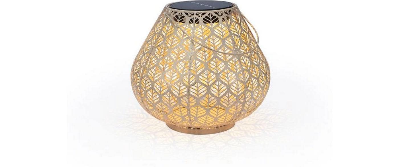 STT Solar Antic Lantern Grafic 1LED ww, D29xH24cm, light be
