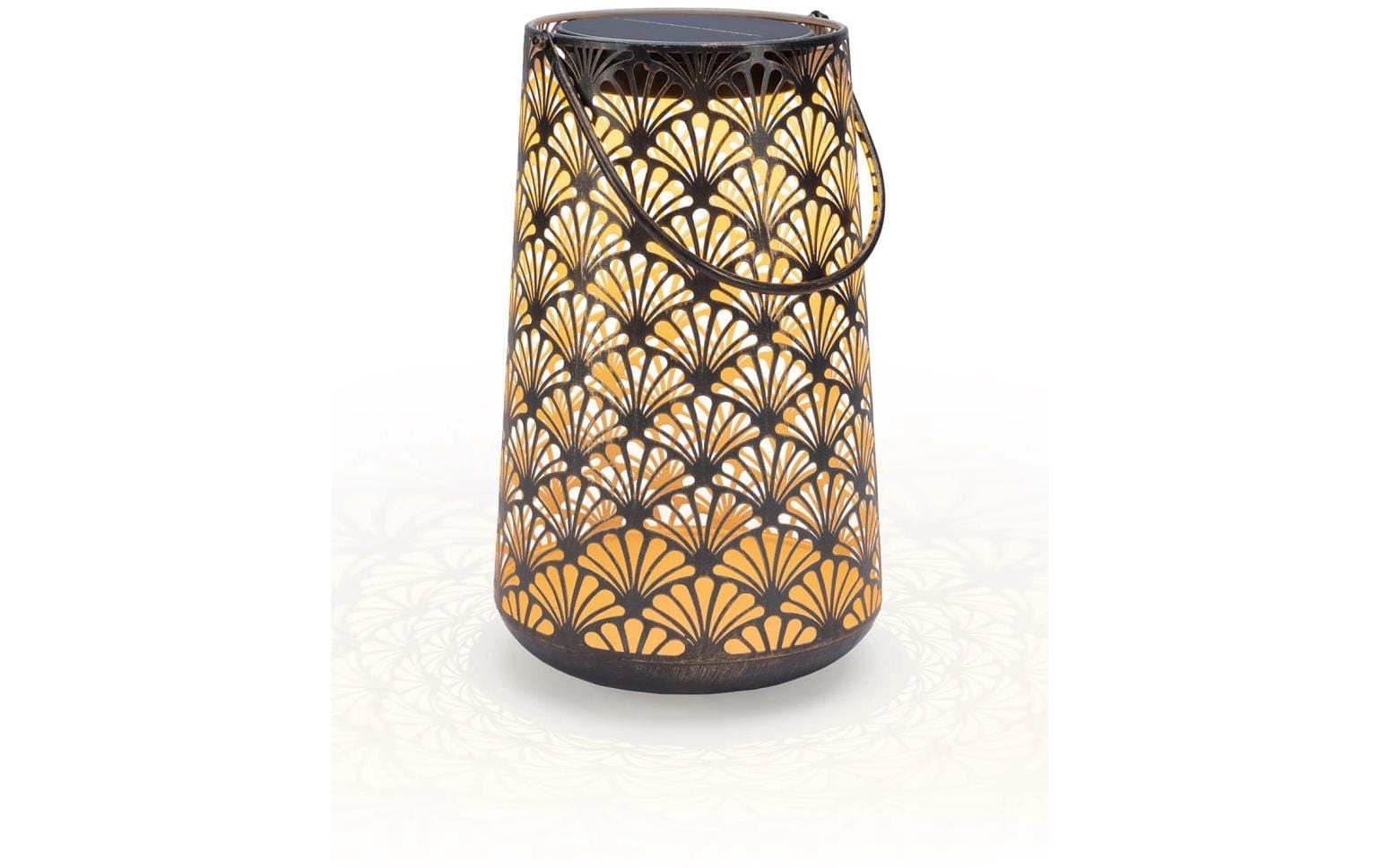 STT Solar Antic Lantern Santana 1LED ww, 32.5x20cm, anthraci