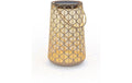 STT Solar Antic Lantern Grafic 1LEDww,32.5x20cm,light beige